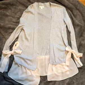 Lauren Conrad bow cardigan